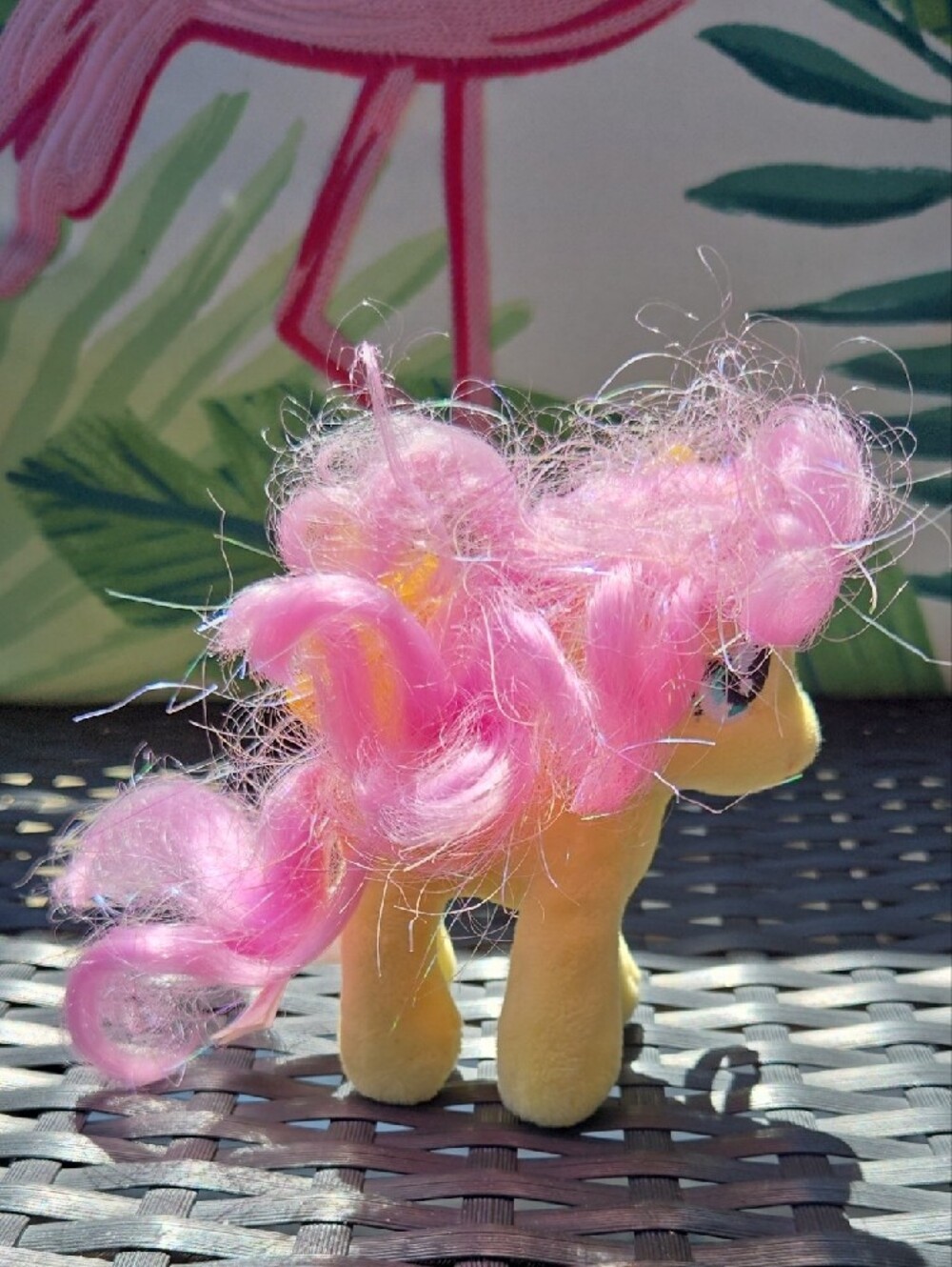 Fluttershy Authentic TY Sparkle MY LITTLE PONY Keychain 🌈💕Collectors 2015